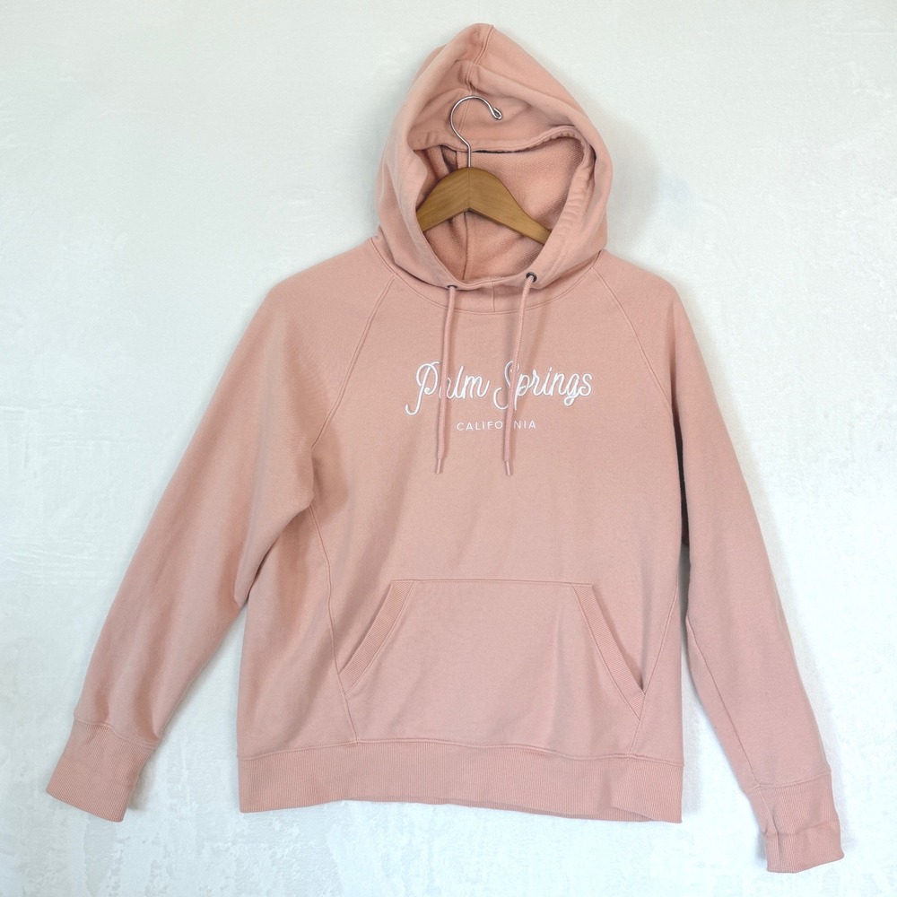 Champion Palm Springs California Hoodie Pink‎ Women's Size L